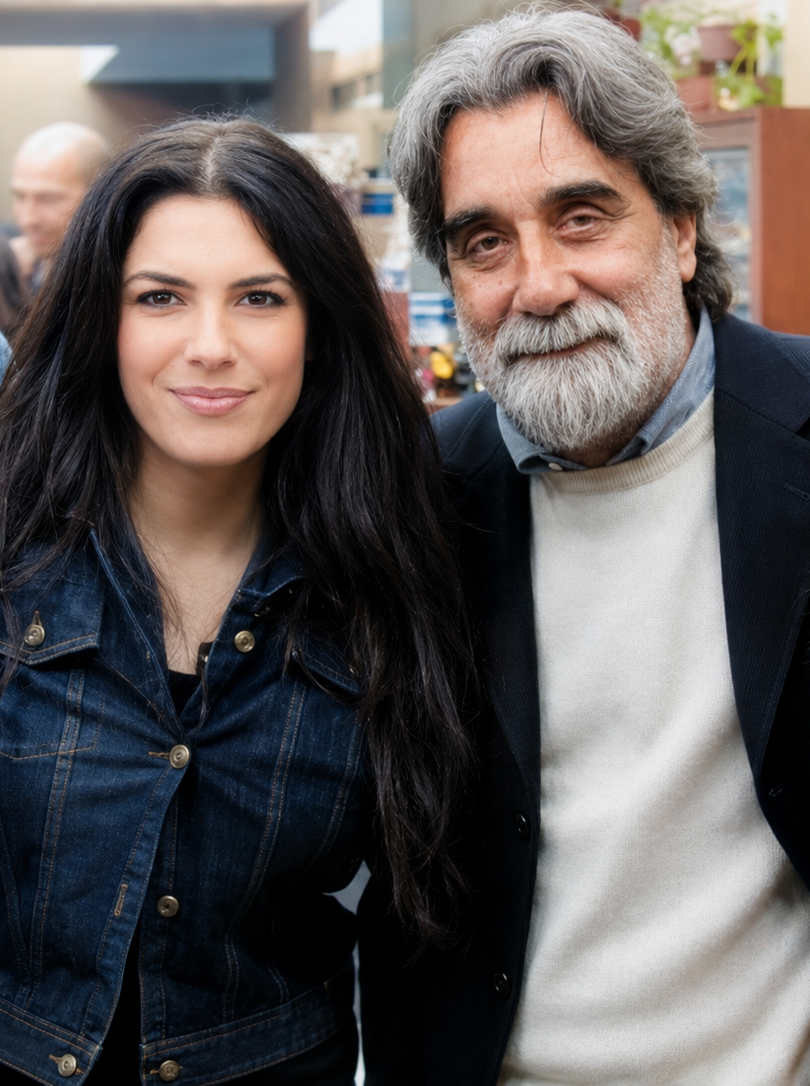 Sabrina Guida durante un incontro artistico
