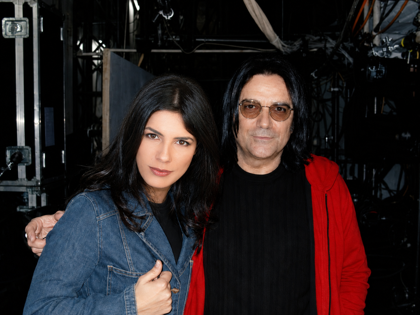 Sabrina Guida nel backstage di un evento musicale